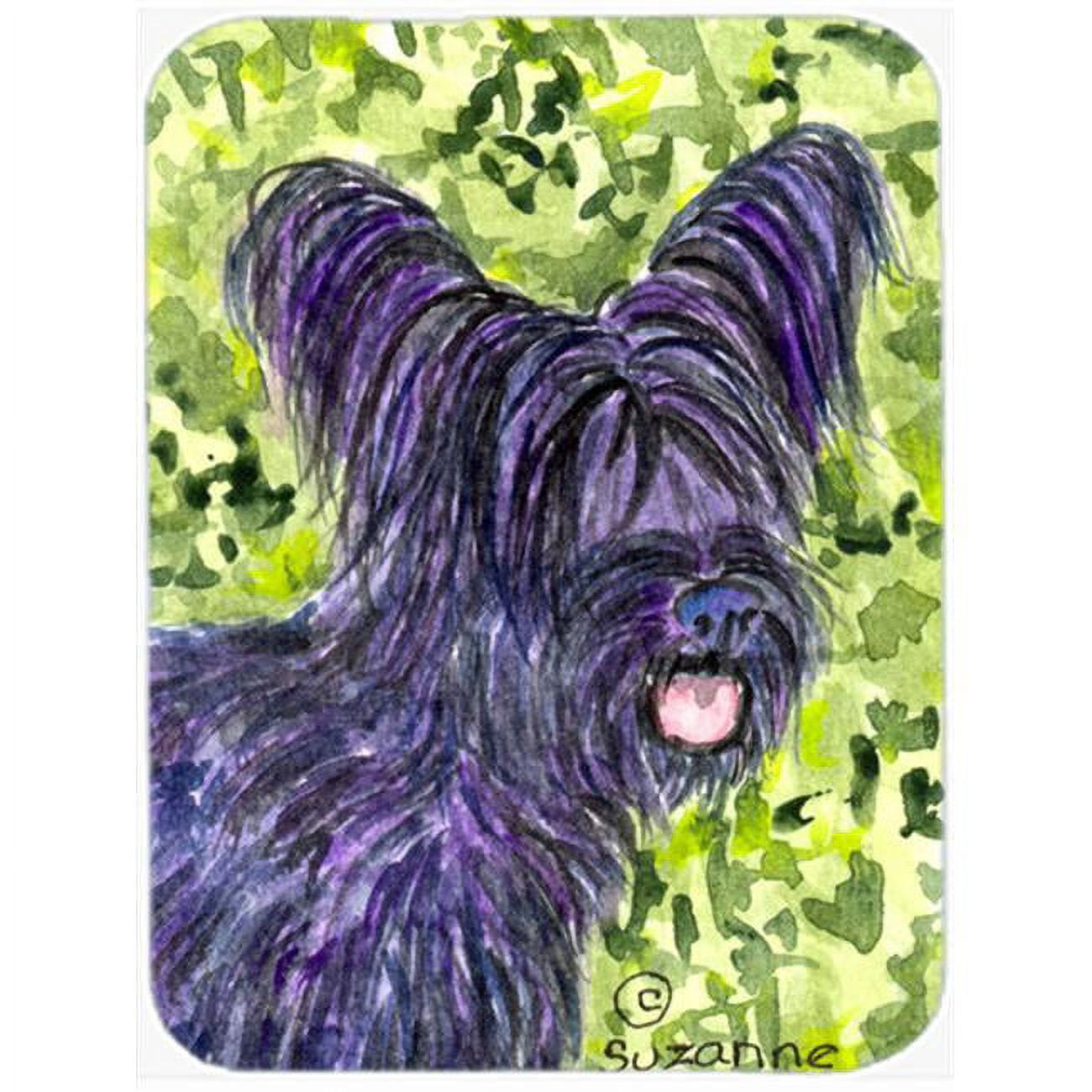 Carolines Treasures SS8718LCB Skye Terrier Glass Cutting Board Large, 12H x 16W, multicolor