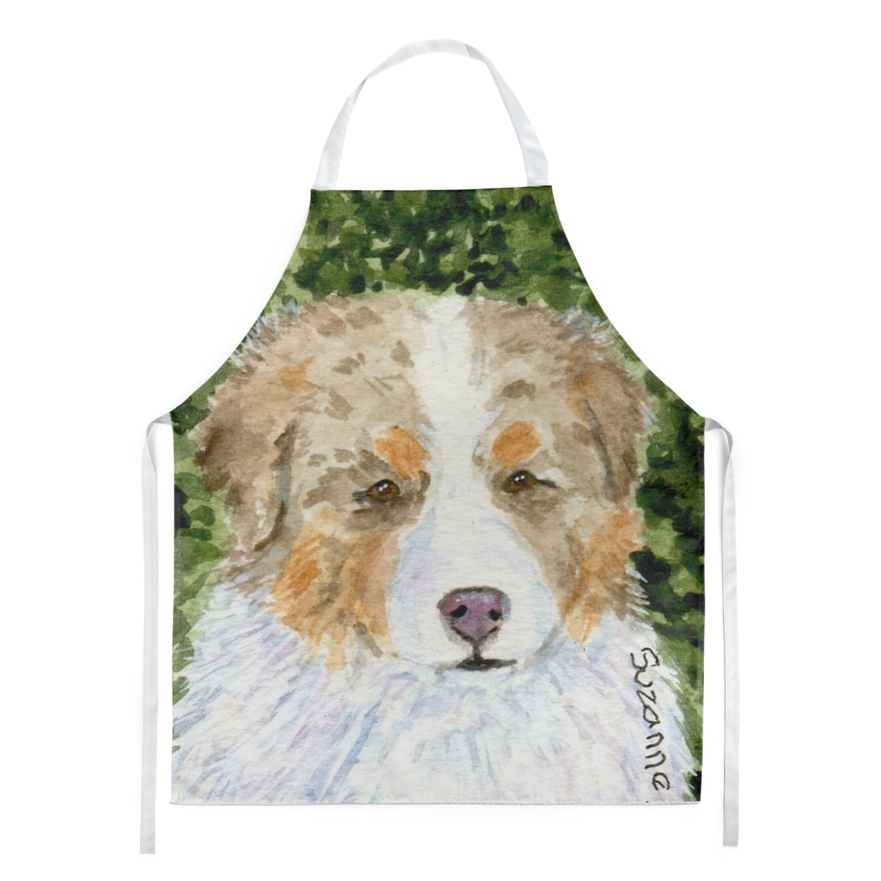 Carolines Treasures SS8732APRON Australian Shepherd Apron Large multicolor