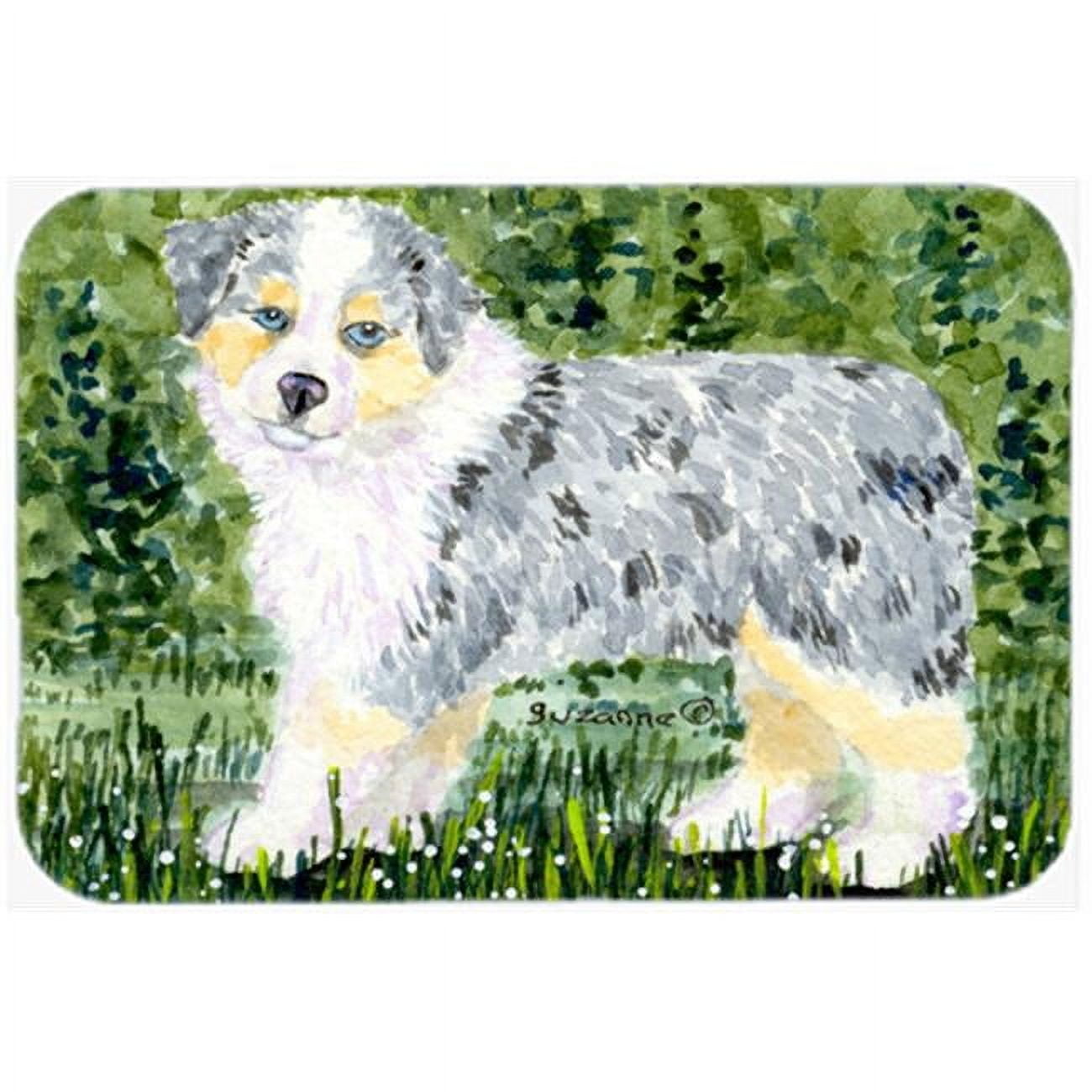 Carolines Treasures SS8846LCB Australian Shepherd Glass Cutting Board Large, 12H x 16W, multicolor