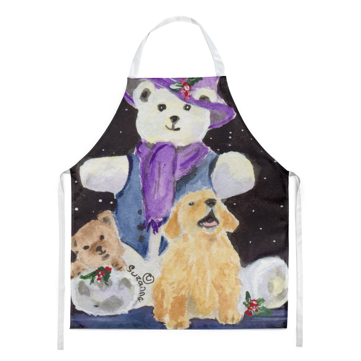 Carolines Treasures SS8954APRON Golden Retriever Apron Large multicolor