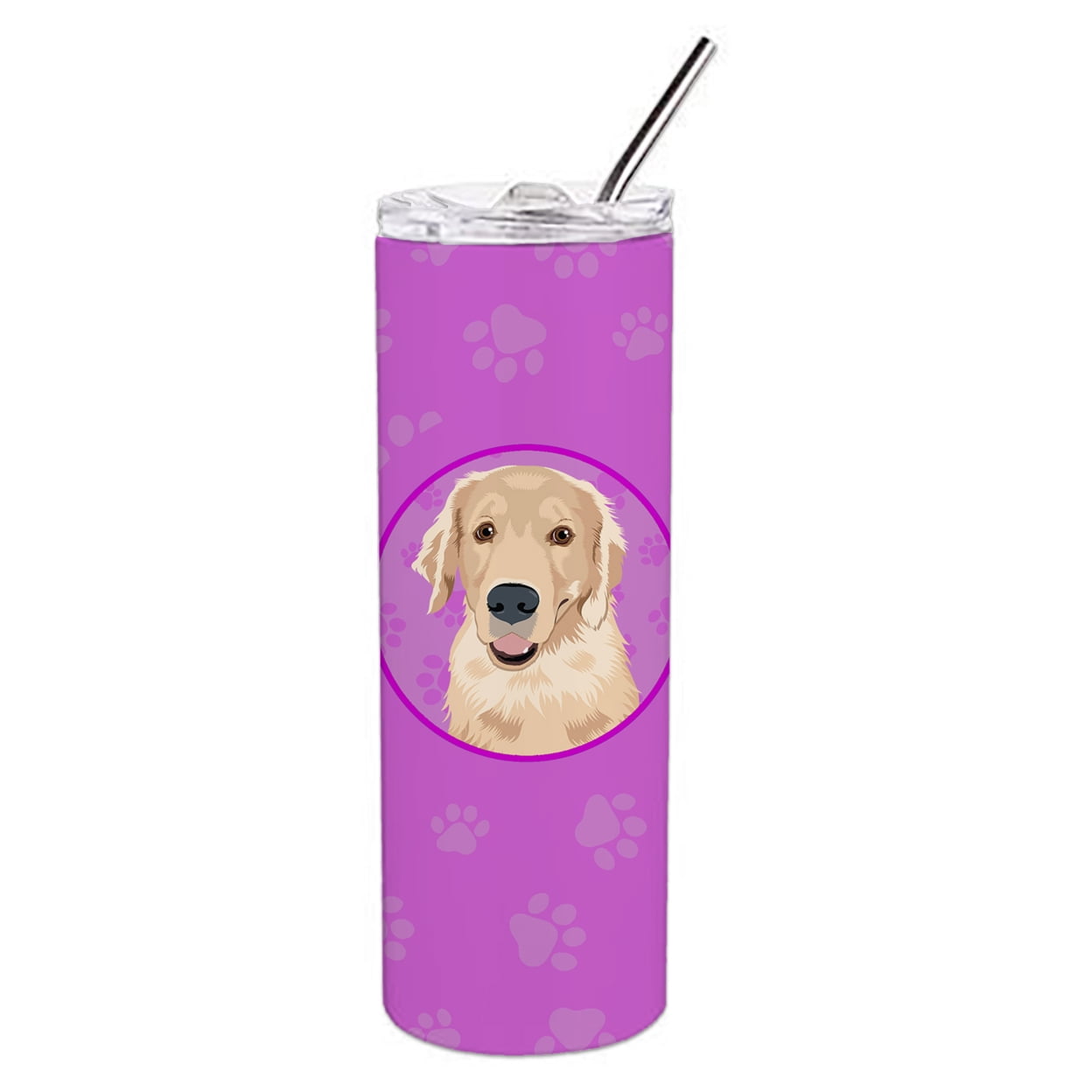Golden Retriever Fawn #2 Stainless Steel 20 oz Skinny Tumbler 3 in x 8.25 in