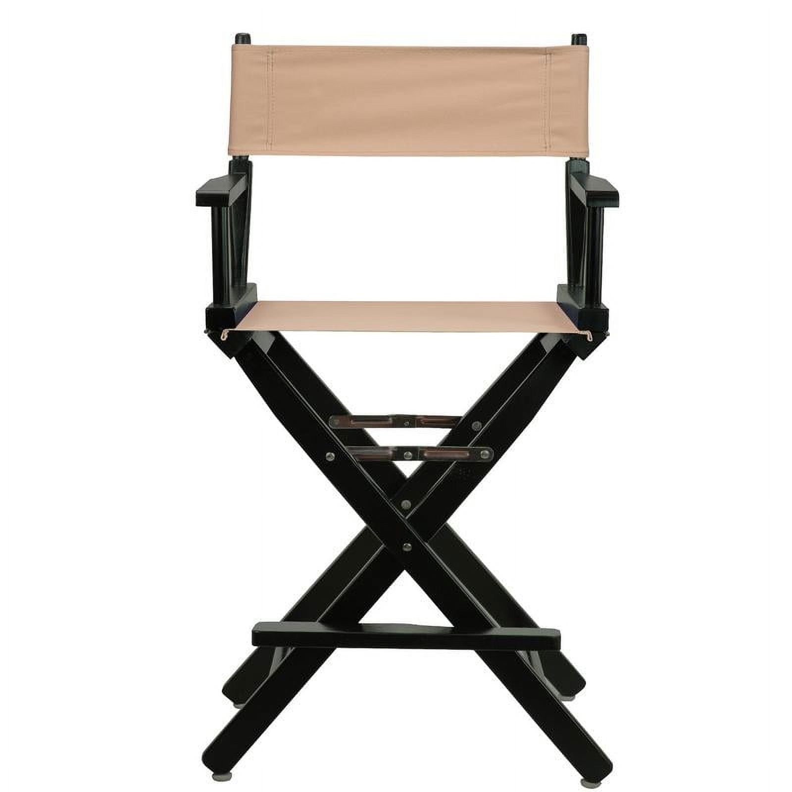 Casual Home 24" Director's Chair Black Frame-Hunter Green Canvas