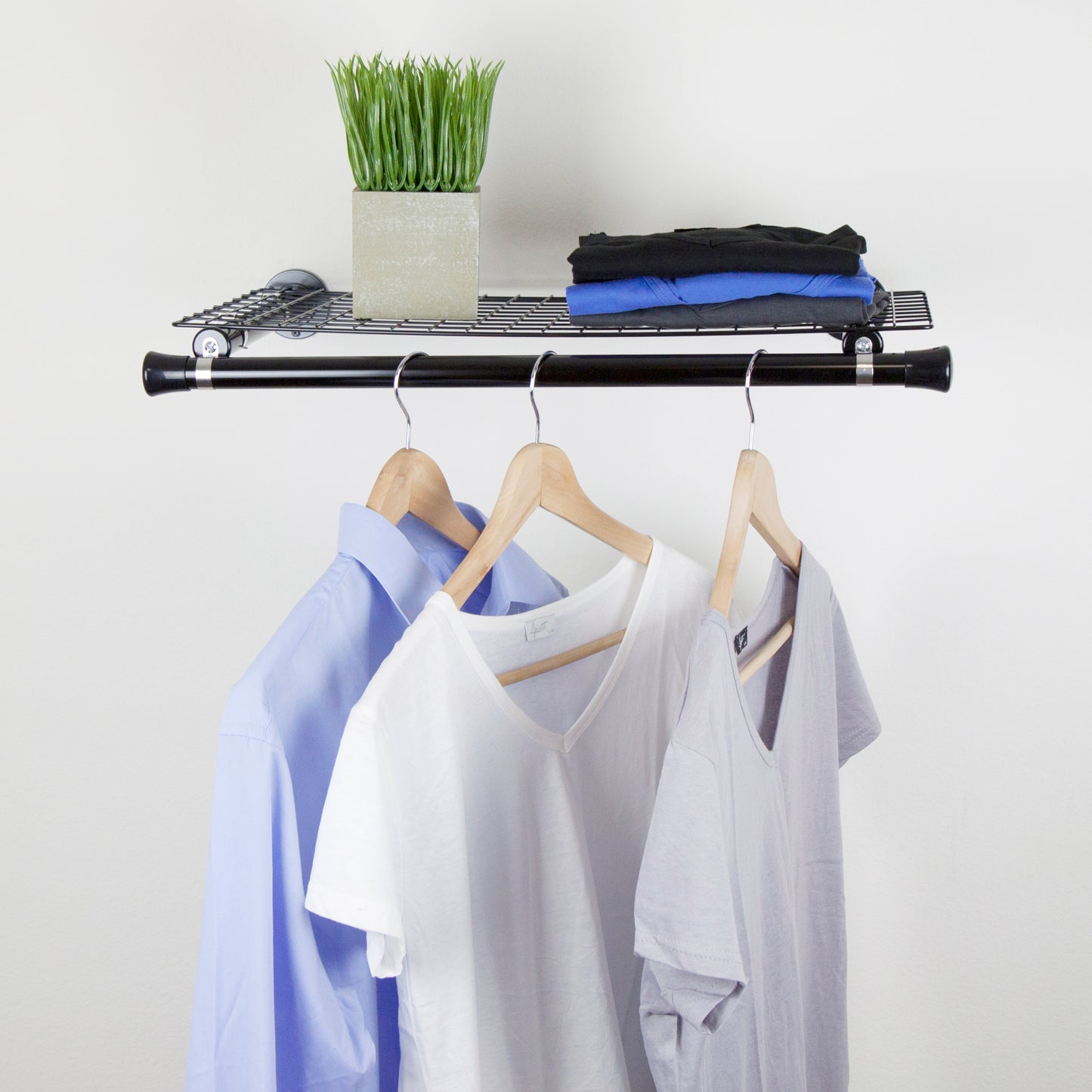 Central Design Products Single Shelf Organizer, Black
