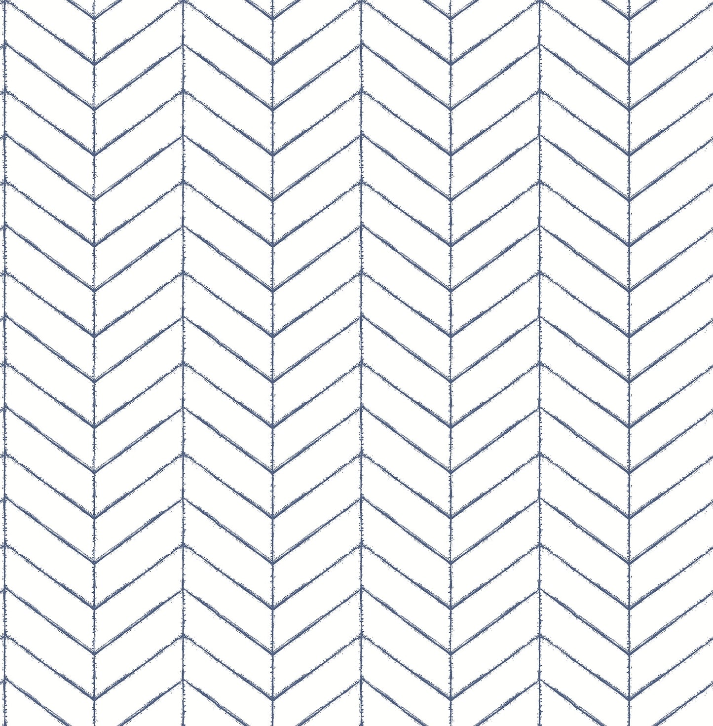 Chesapeake Bison Navy Herringbone Unpasted Non Woven Wallpaper, 20.5-in by 33-ft, 56.4 sq. ft.