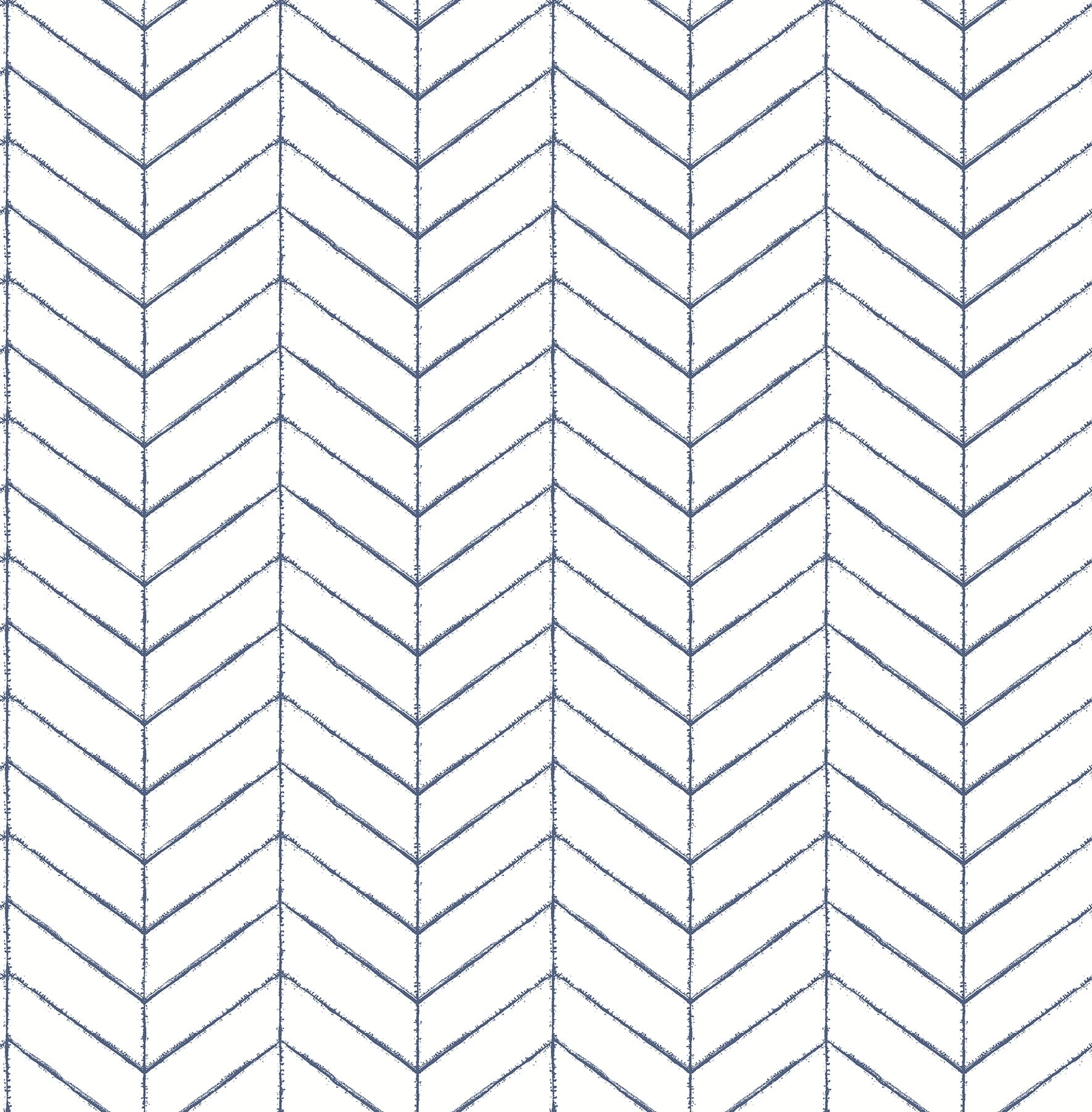 Chesapeake Bison Navy Herringbone Unpasted Non Woven Wallpaper, 20.5-in by 33-ft, 56.4 sq. ft.