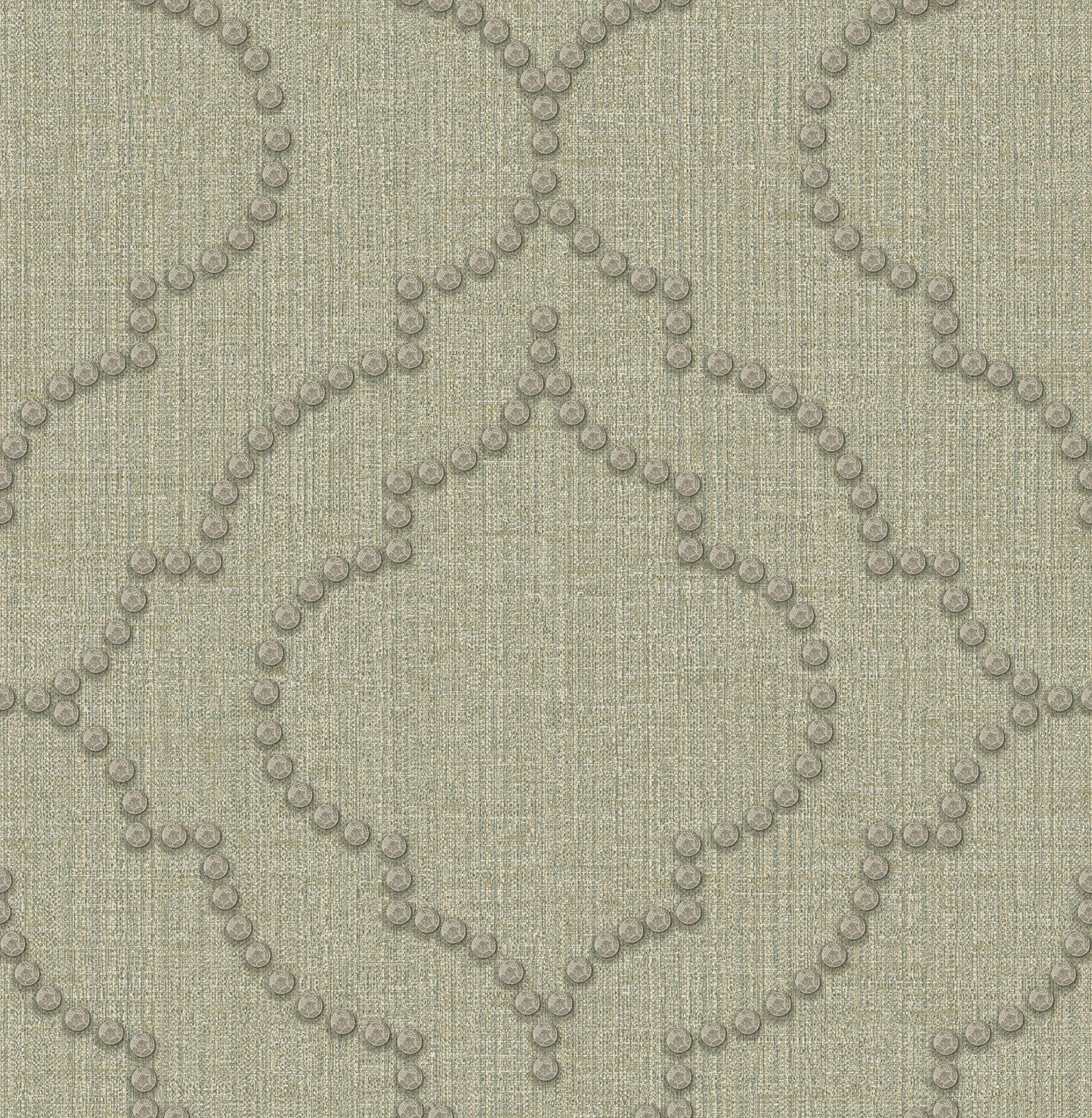 Chesapeake Chelsea Teal Quatrefoil Wallpaper