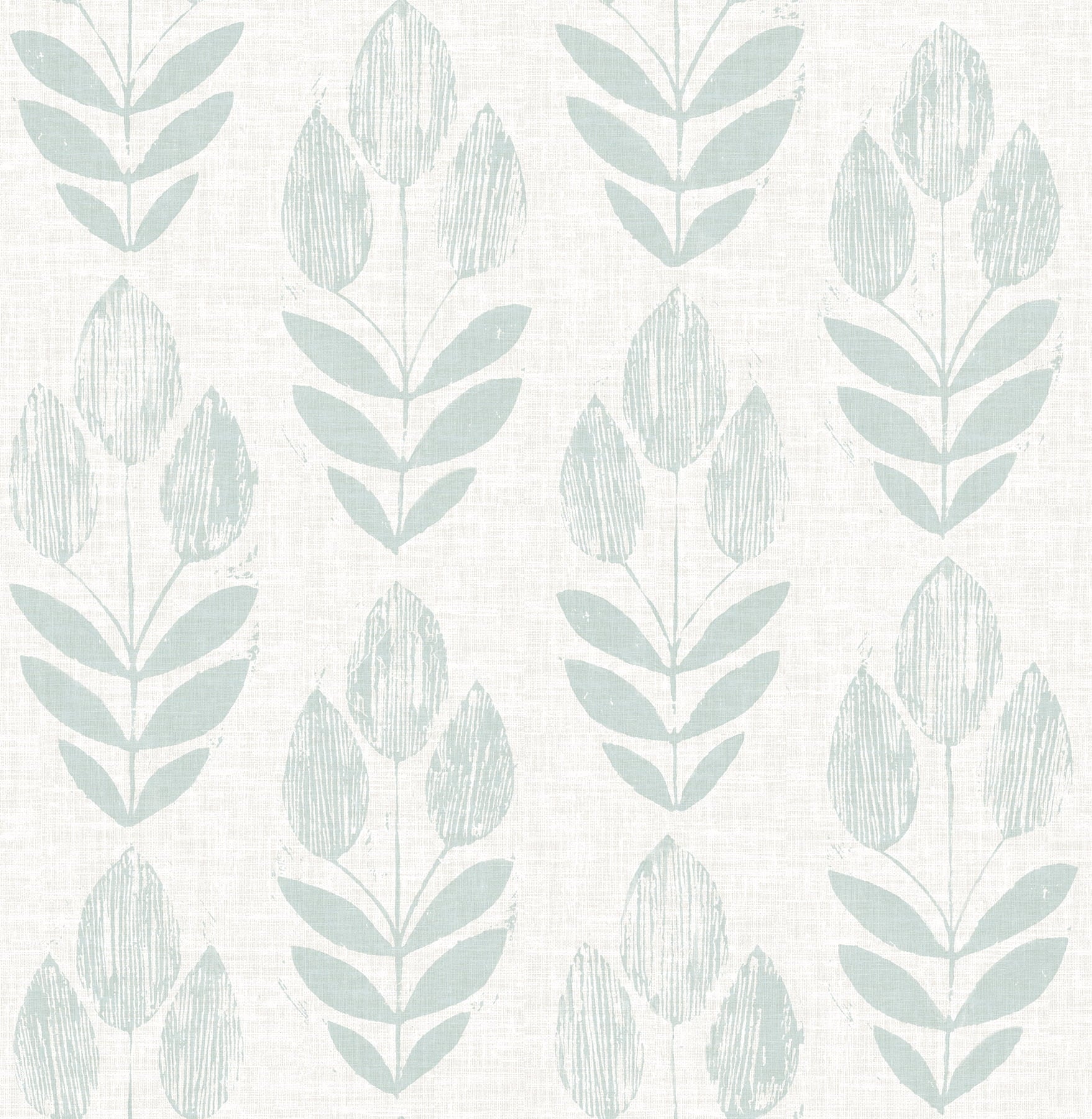 Chesapeake Garland Teal Block Tulip Wallpaper