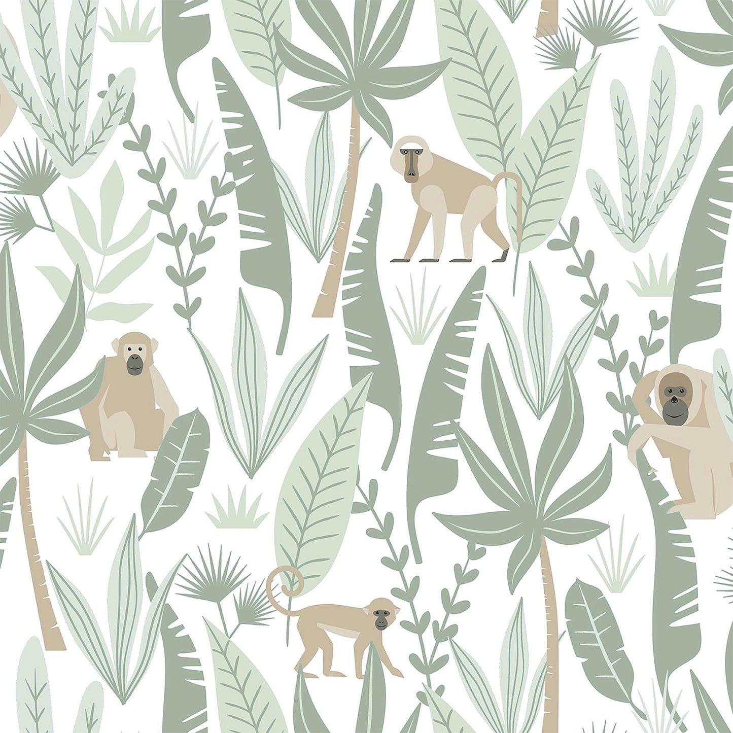 Chesapeake Irie Blue Clouds Wallpaper, 20.9-in by 33-ft