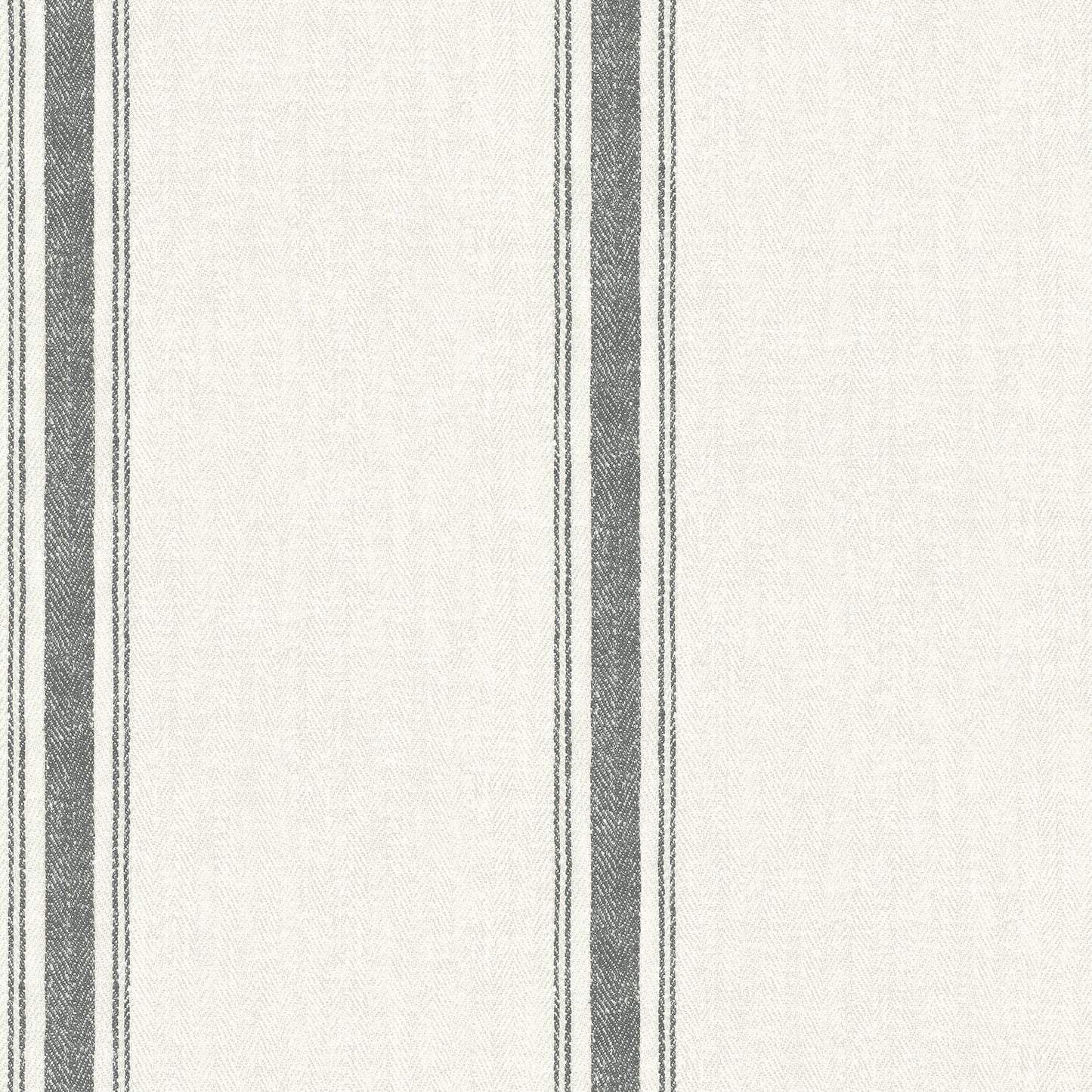 Chesapeake Linette Black Fabric Stripe Prepasted High Performance Wallpaper, 20.5-in by 33-ft, 56.4 sq. ft.