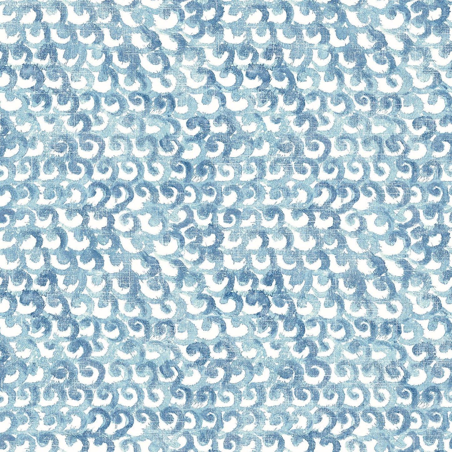 Chesapeake Saltwater Aqua Wave Prepasted Non Woven Blend Wallpaper, 20.5-in by 33-ft, 56.4 sq. ft.