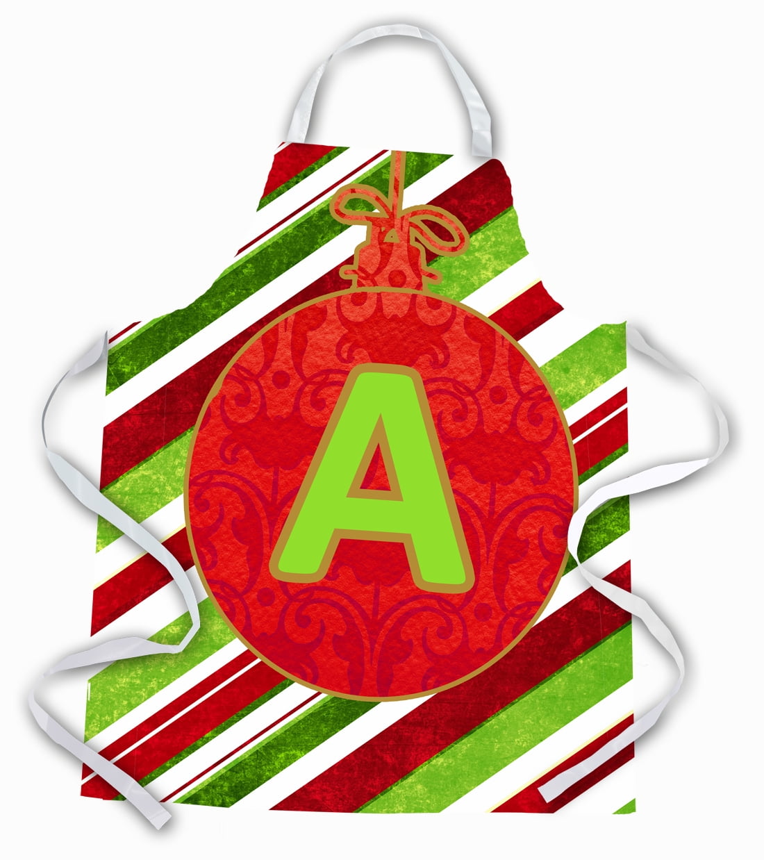 Christmas Oranment Holiday Initial Letter A  Apron