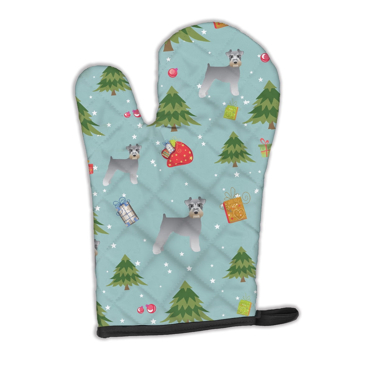 Christmas Schnauzer Oven Mitt
