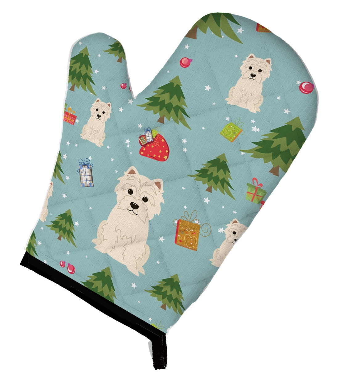 Christmas Westie Oven Mitt