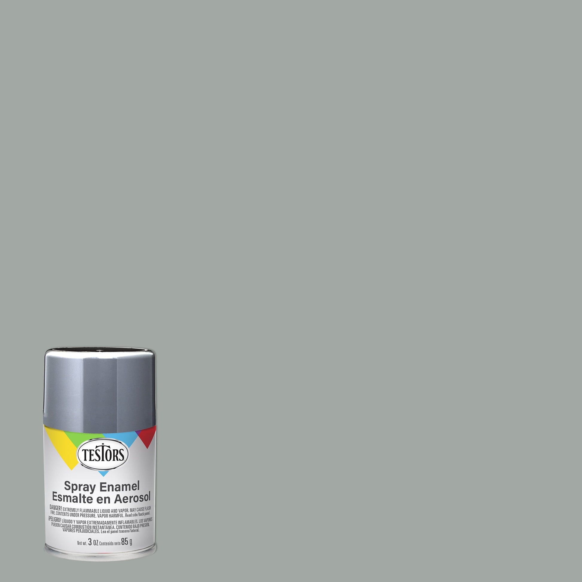 3 Pack, Chrome, Rust-Oleum Testors Gloss Enamel Spray Paint- 1290T, 3 oz.
