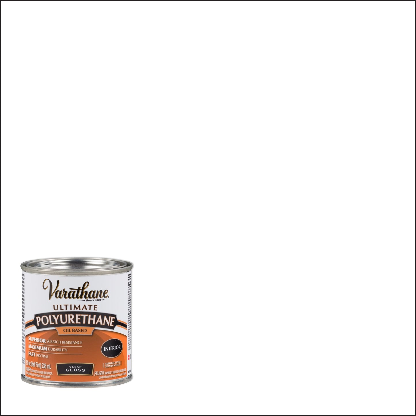 4 Pack, Clear, 275 VOC, Varathane Ultimate Gloss Polyurethane Oil-Based-242175H, Half Pint