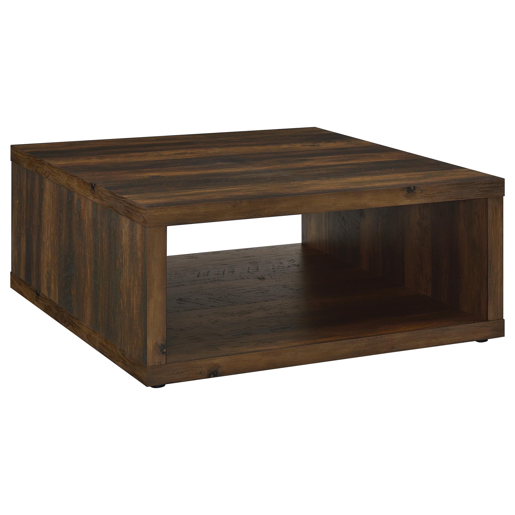 Frisco Square Engineered Wood Coffee Table Distressed Pine
