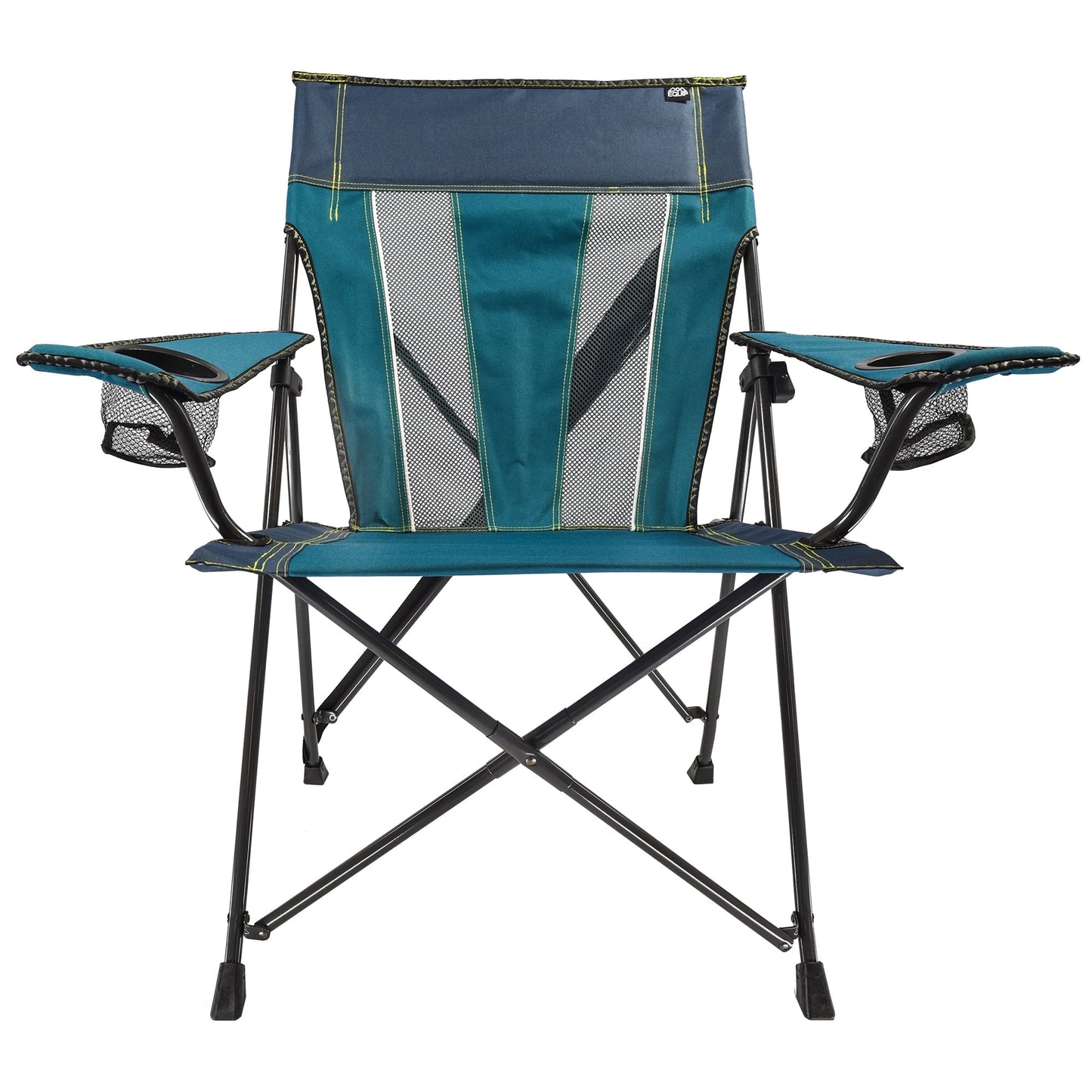 Equip Comfort Click Silla, Asiento Plegable para Exteriores con Respaldo de Bolsa, Portavasos y Bolsa de Transporte, Soporta 300 Lb