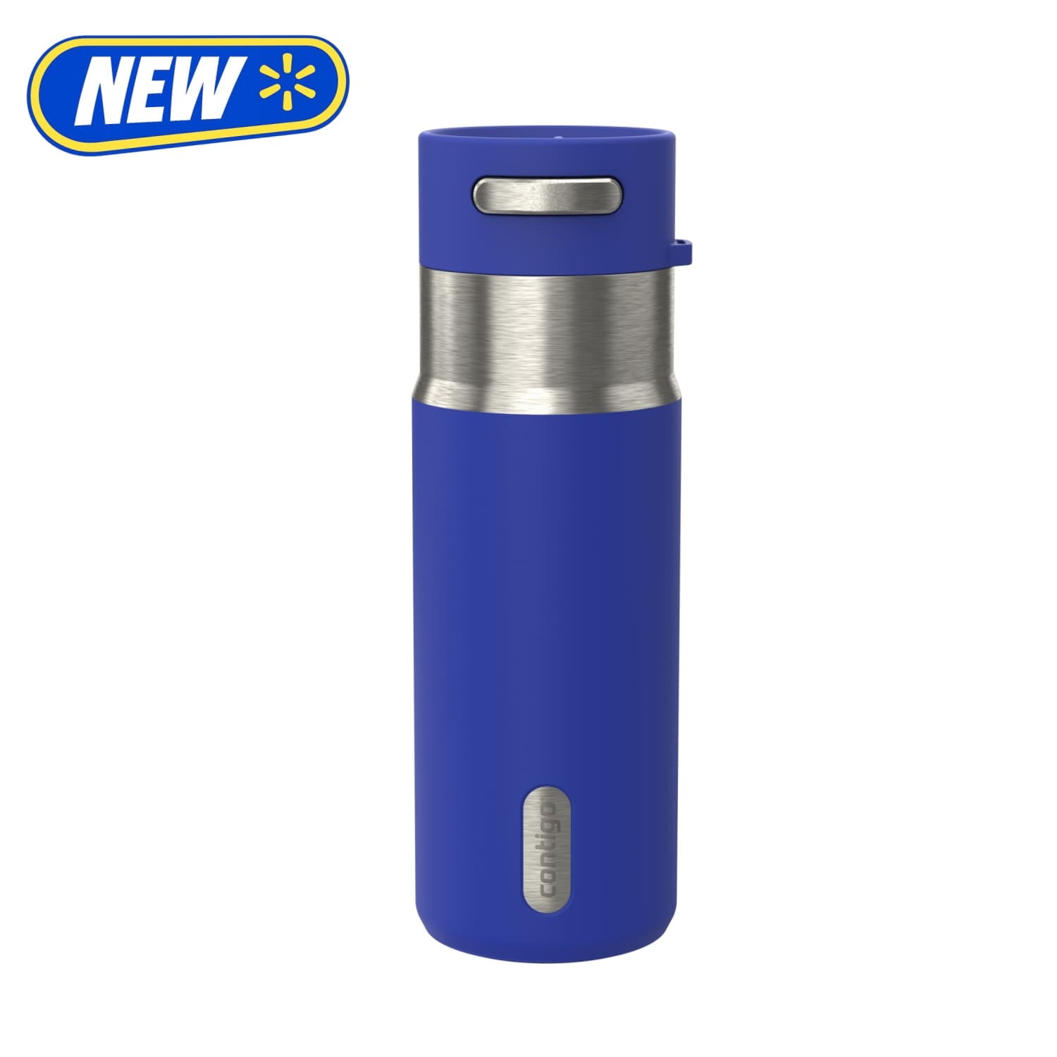 Contigo Water Bottle, 18 Oz, Stainless Steel, Vacuum Insulated Leakproof, AutoSeal Lid, Wild Indigo