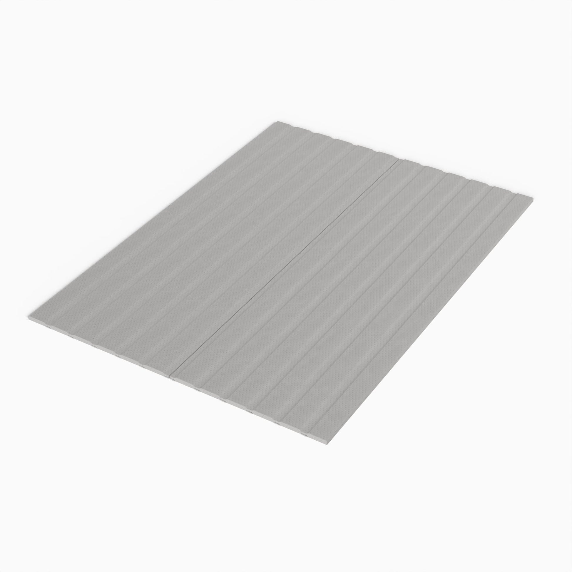 Continental Sleep, 0.75â€ Vertical Mattress Support Wood Slats with Cover, Twin XL, Gray