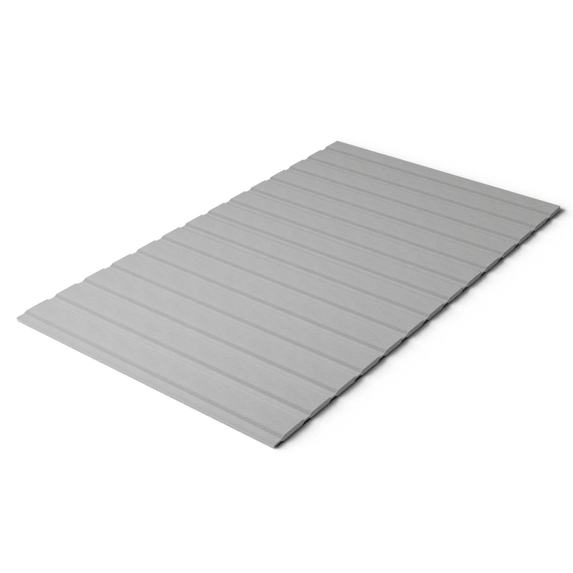 Continental Sleep, 0.75â€ horizontal Mattress Support Wooden Slats with Cover, Twin, Gray