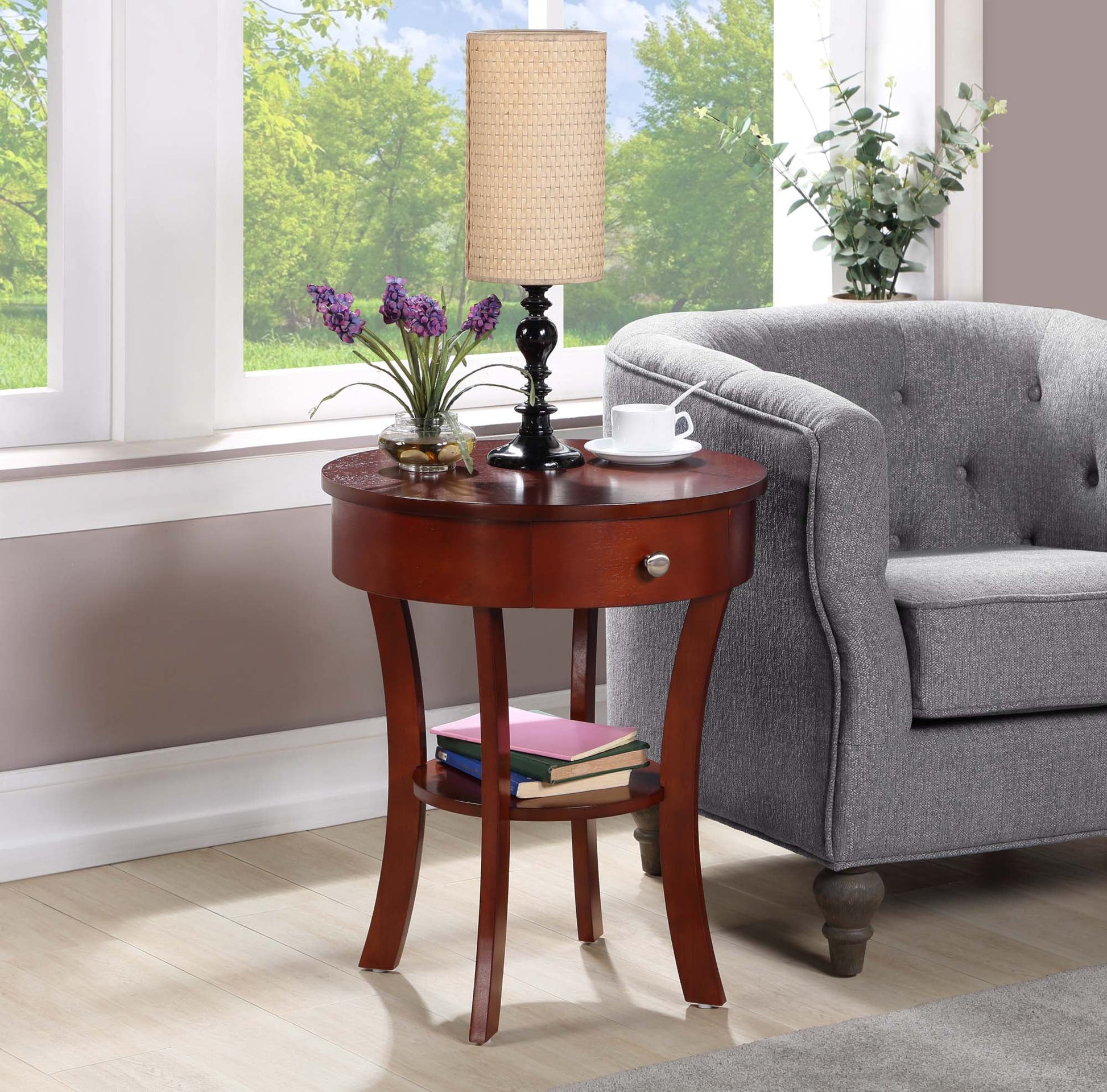 Convenience Concepts Classic Accents Schaffer 1 Drawer End Table