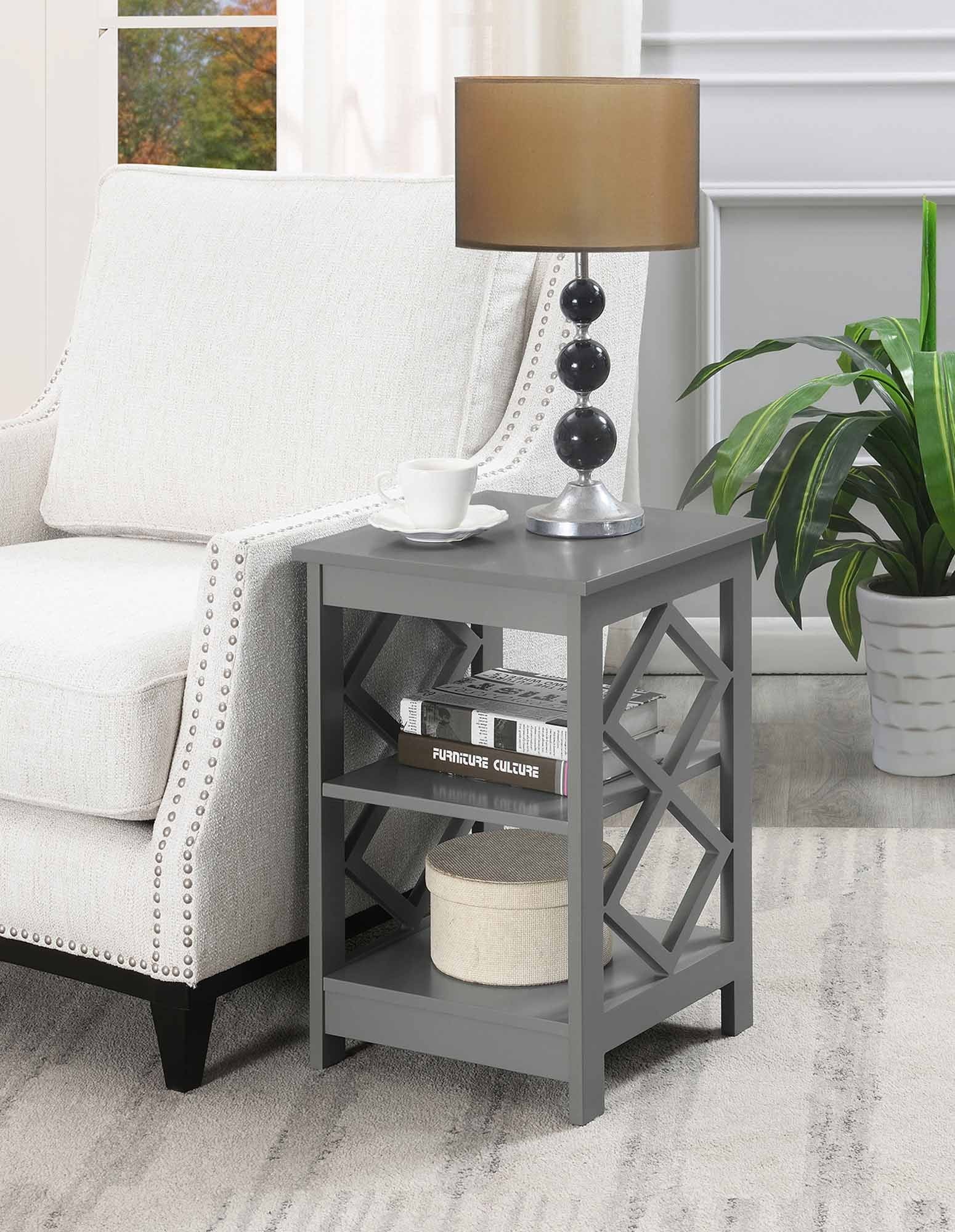Convenience Concepts Diamond End Table