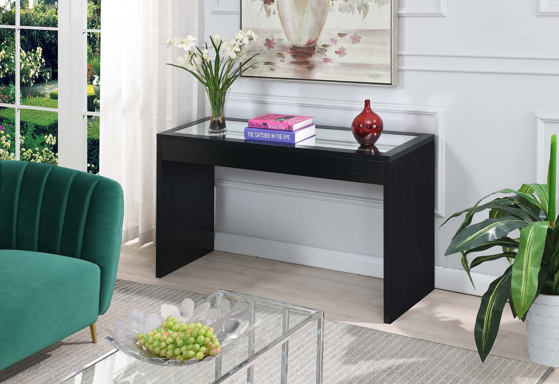 Convenience Concepts Northfield Mirrored Console Table