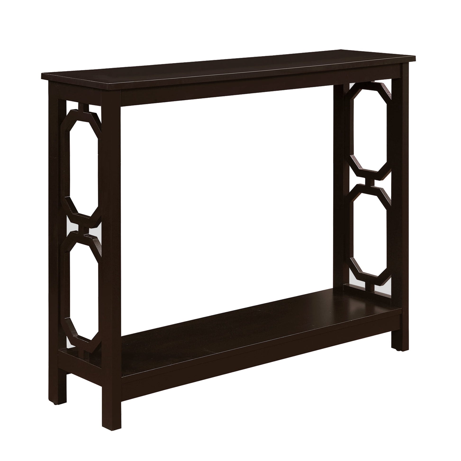 Convenience Concepts Omega Console Table with Shelf, Espresso