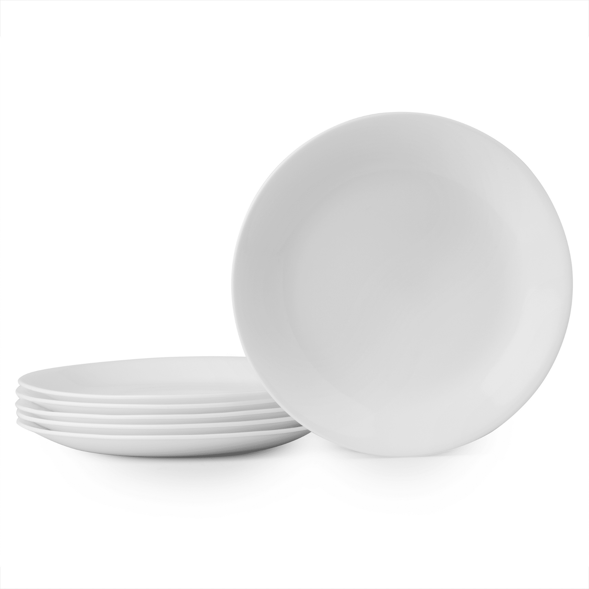 Corelle Livingware Winter Frost White 10.25" Dinner Plate, Set of 6