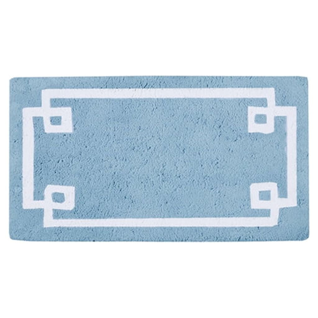 Cotton Tufted Bath Rug 24x40 Inches 100% Cotton Soft Hotel Style Bathroom Mat OEKO-TEX Certified Non-Slip Latex Backing Machine Washable
