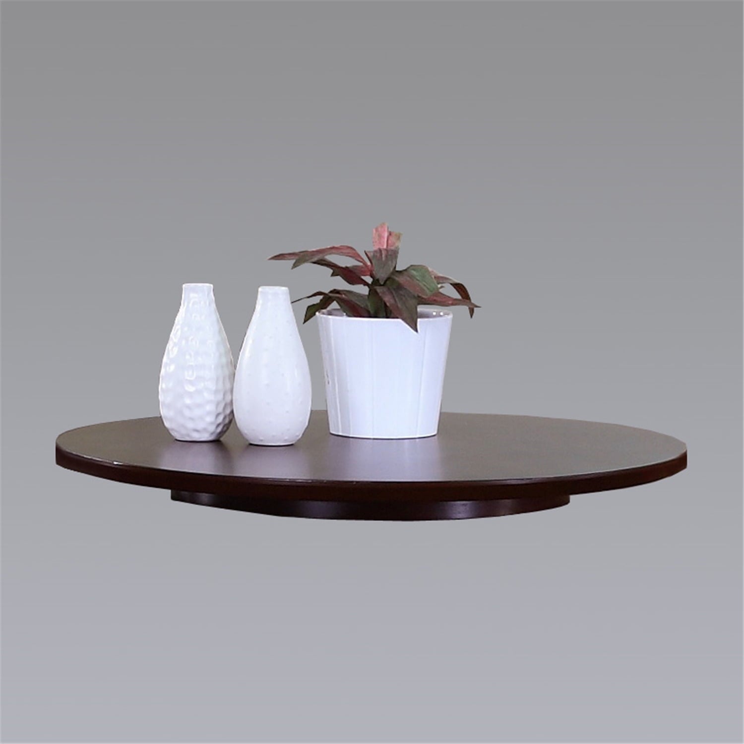 Crown Mark Ferrara 21" Spinning Lazy Susan MDF with Pine Veneer