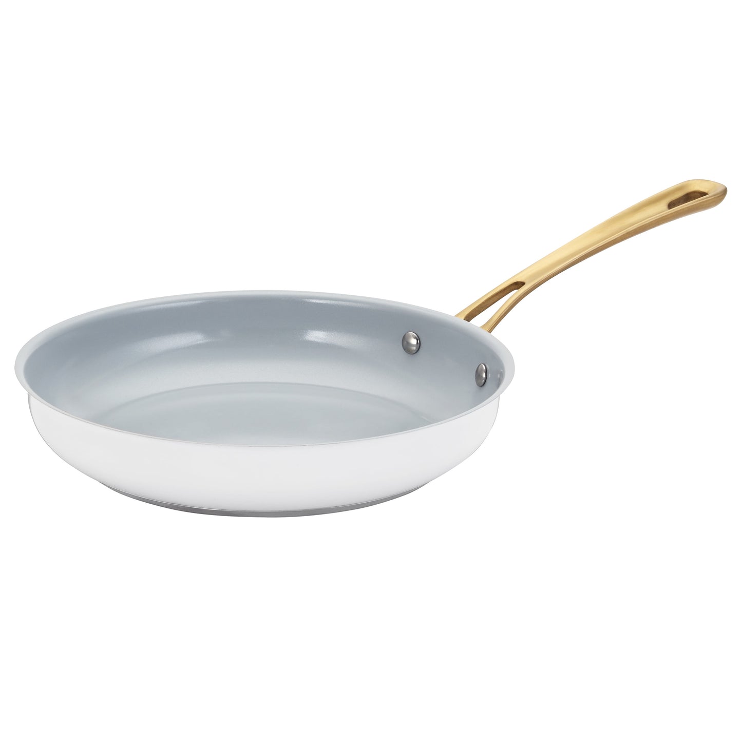 Cuisinart Chefâ€™s Classic 10â€ Stainless Steel Skillet, Matte White