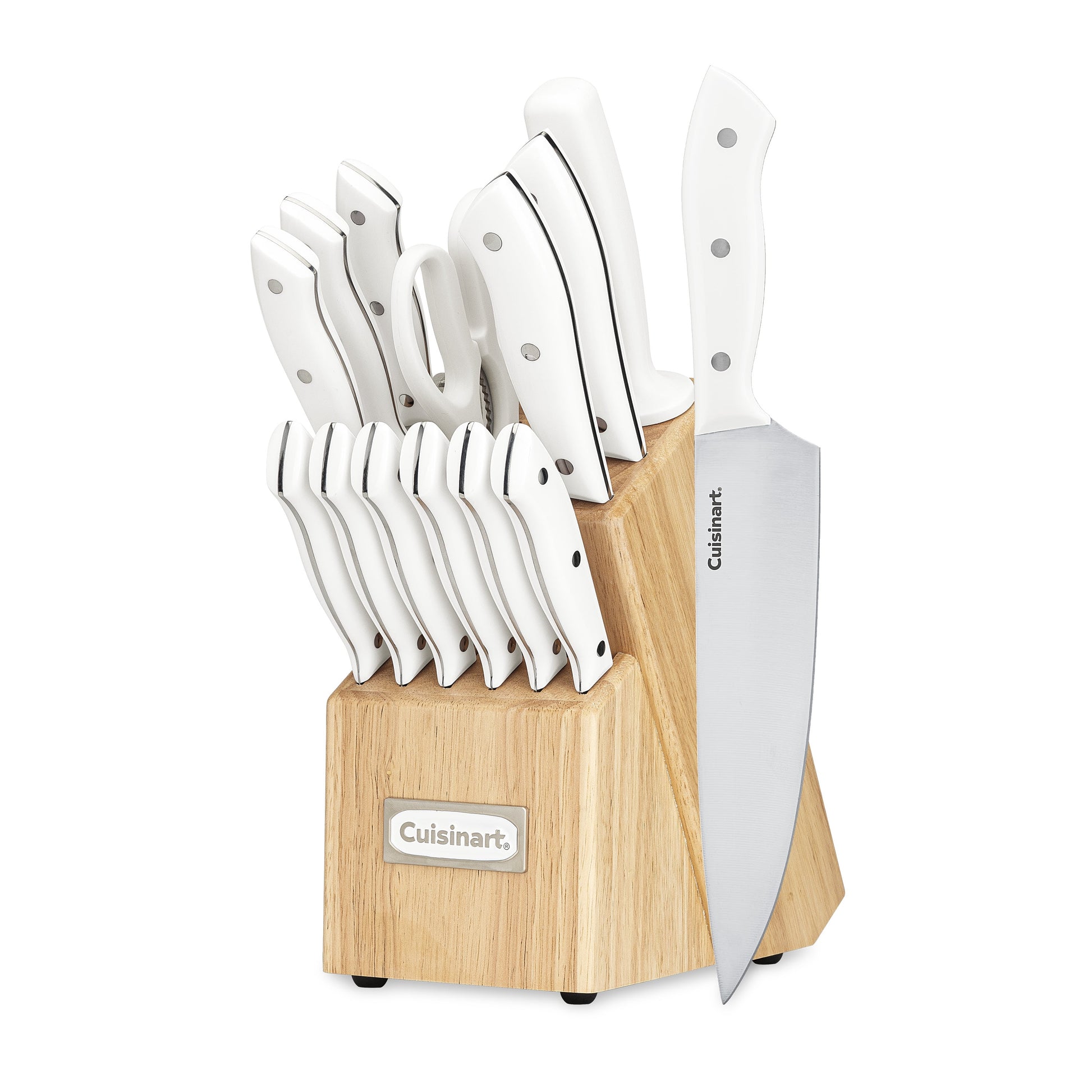 Cuisinart Classic Triple Rivet Stainless Steel 15 Piece Knife Block Set