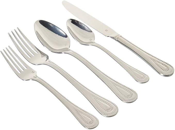 Cuisinart Fampoux 20 Piece Flatware Set, Stainless Steel