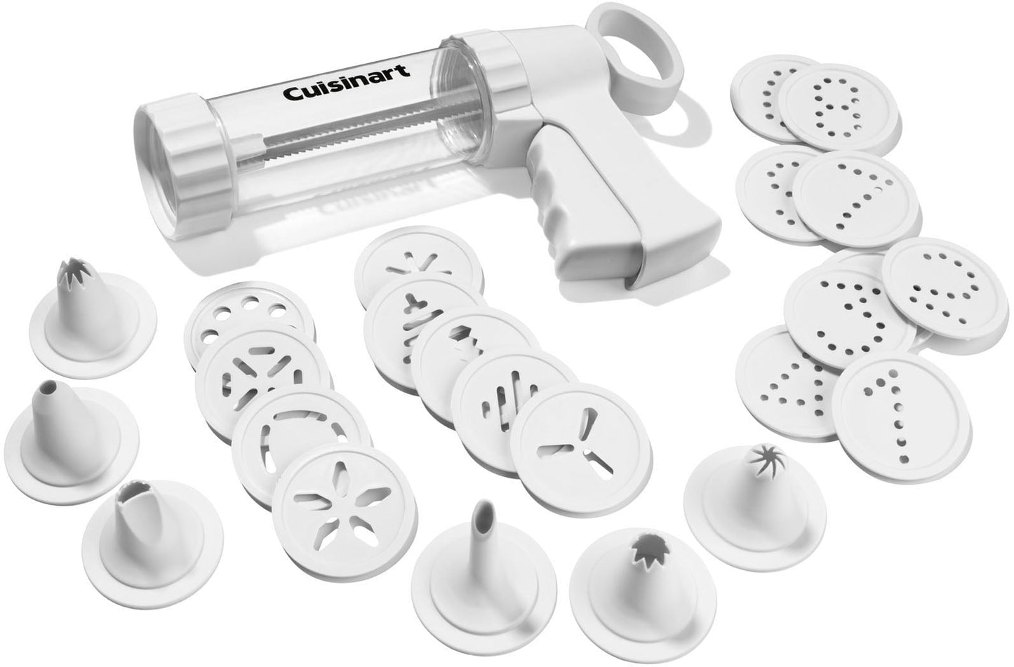 Cuisinart Not Powered Cookie Press Kit, 18 Disks 6 Tips