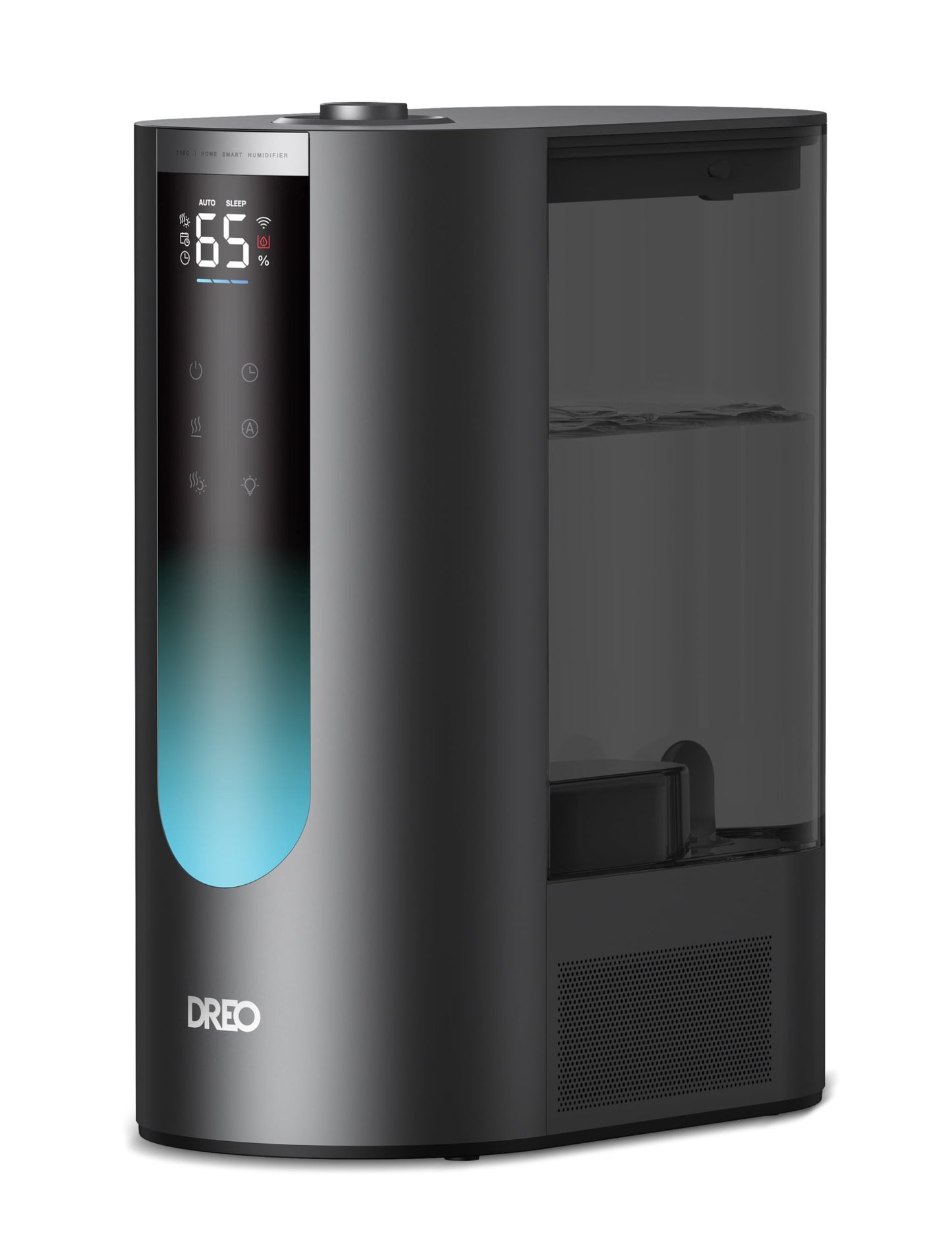 DREO Smart Humidifier Cool/Warm Mist, 1.6 Gallon, 60-Hour Runtime, Fast Warm Mist, Accurate Humidity Sensor, Black