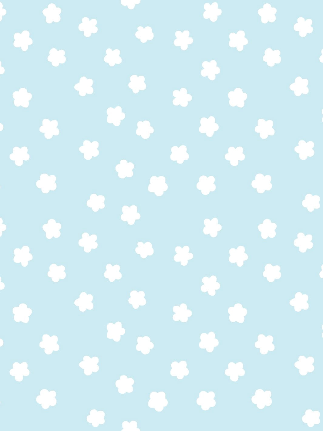 Daisy Removable Vinyl Wallpaper by Barbie - Sky