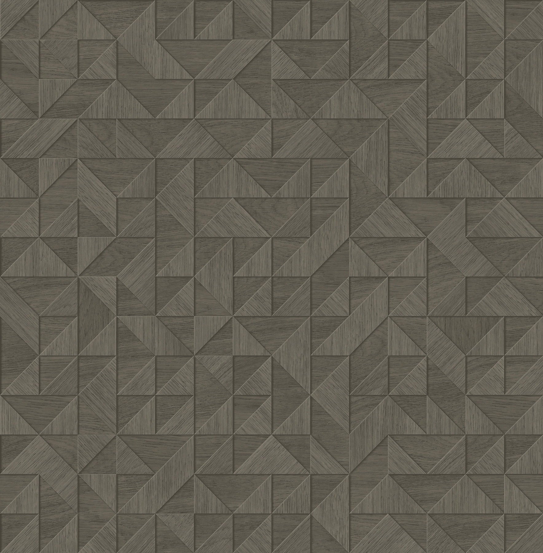 Decorline Gallerie Dark Grey Triangle Geometric Wallpaper