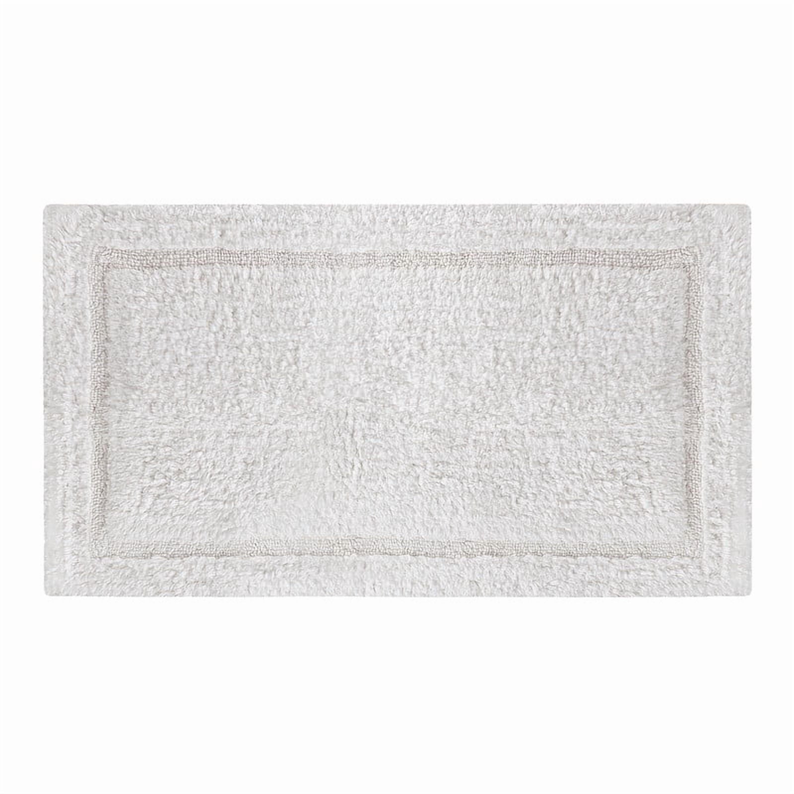 Delara Organic Cotton Reversible Bath Mat â€“ 3000 GSM, GOTS Certified, Ultra-Thick & Super Absorbent | Soft, Plush & Quick-Drying Bathroom Rug