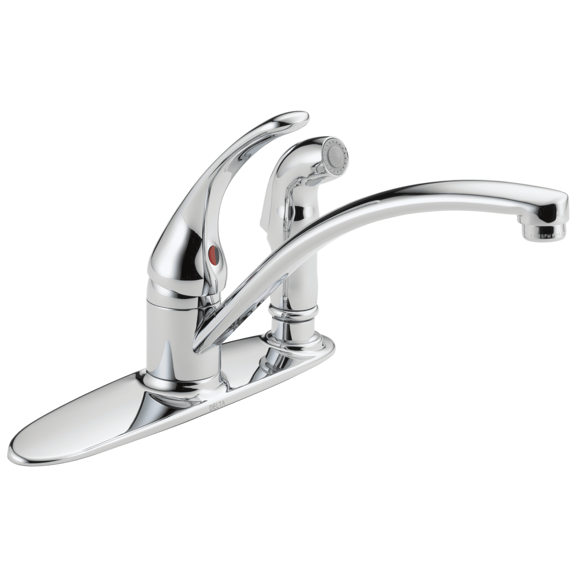 Delta Foundations Single-Handle Kitchen Faucet - B3310LF - Chrome