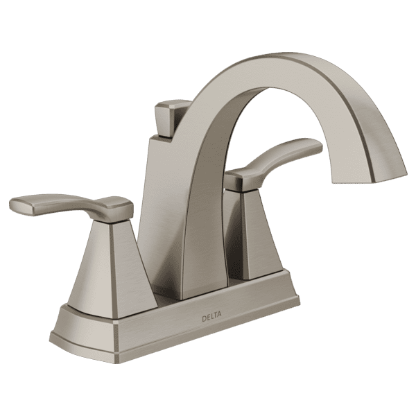 Delta 25768LF-SS Flynnâ„¢ Two Handle Centerset Bathroom Faucet in Stainless