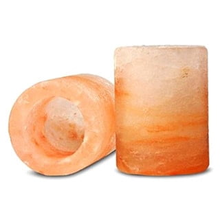 Deluxe Comfort Himalayan Rock Salt Natural Crystal Shot Glass, 3.2" Tall, 1.2 Oz â€“ Handcrafted Naturally-Formed Salt Crystal Tequila Shooter â€“ Home or Bar â€“ Tequila Lover's Rejoice â€“ Natural Orange Hue