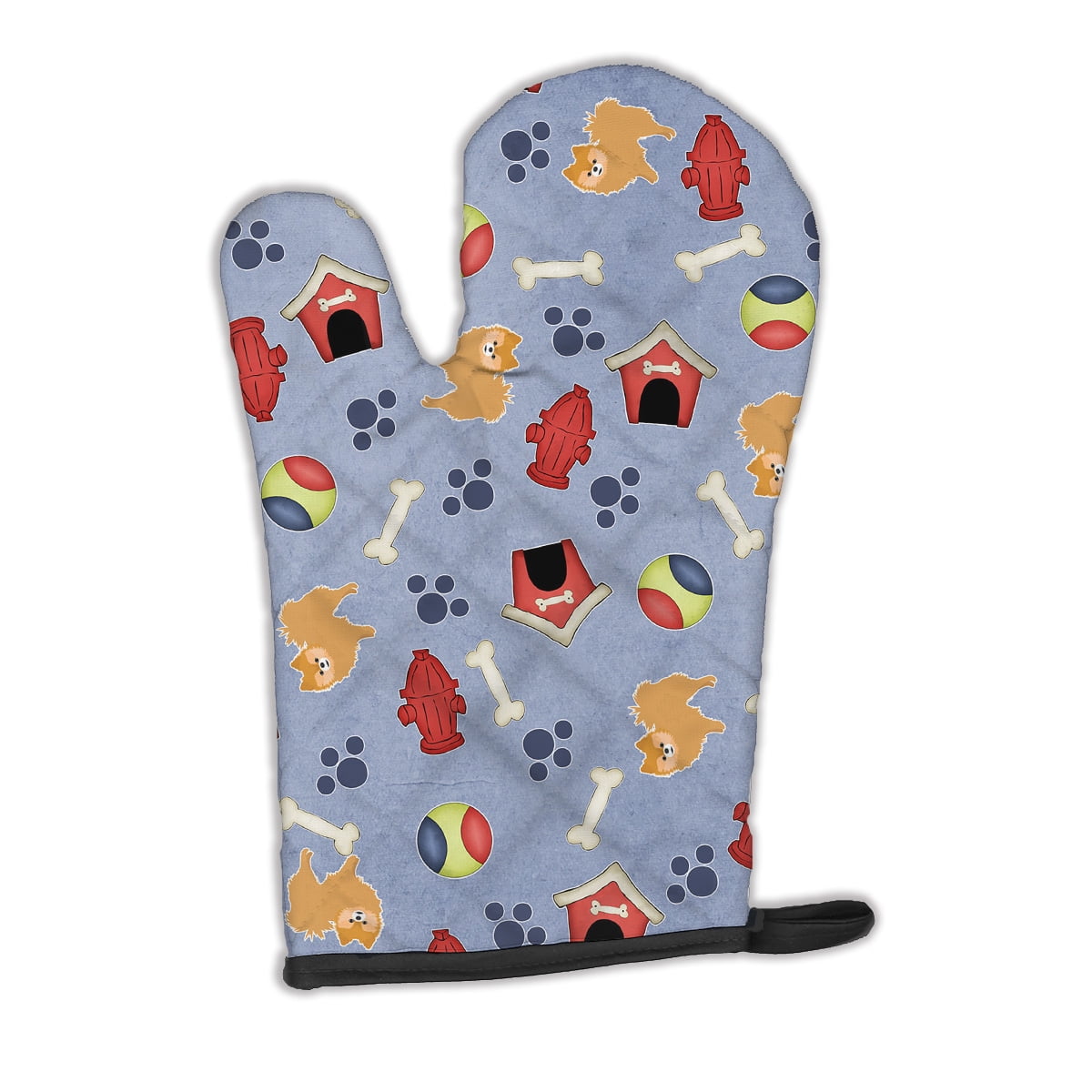 Dog House Collection Red Pomeranian Oven Mitt