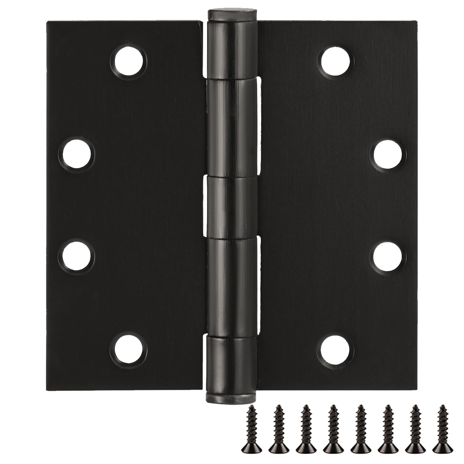 Design House 9-Pack 4.5" H x .625" Radius Square Butterfly Interior/Exterior Door Hinges, Oil Rubbed Bronze
