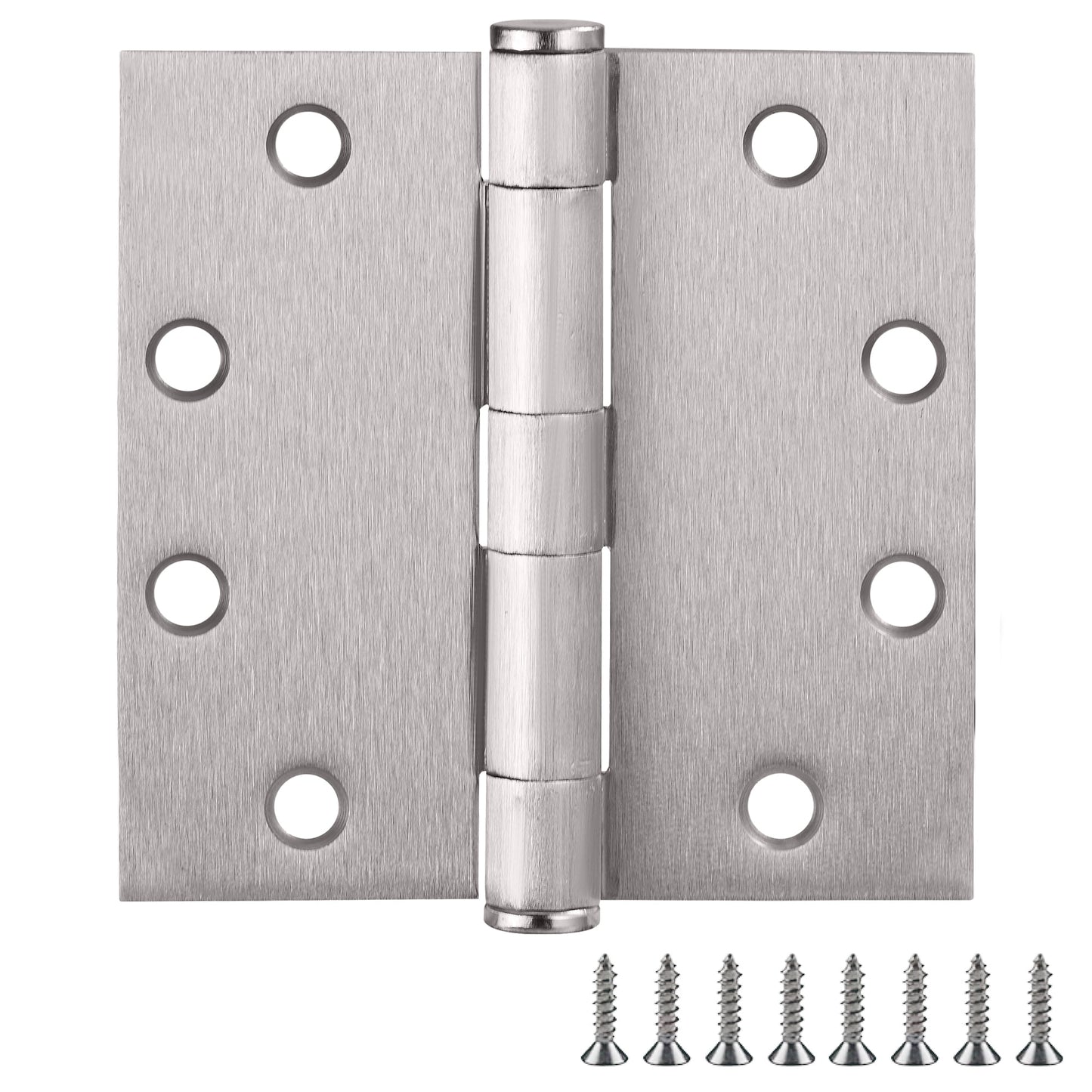 Design House 6-Pack 4.5" H x .625" Radius Square Butterfly Interior/Exterior Door Hinges, Antique Brass