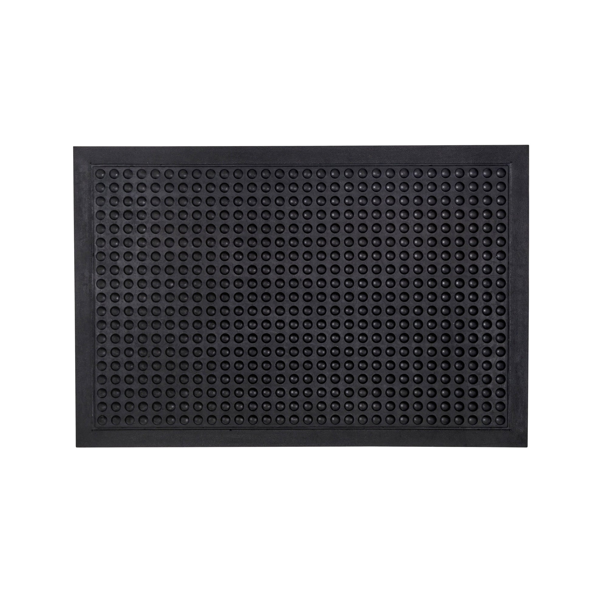 DoortexÂ® Black Anti-Fatigue BubbleMat - 36" x 48"