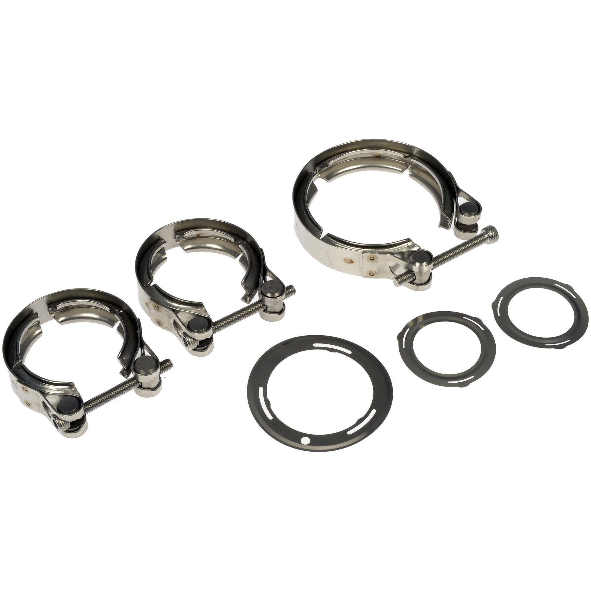Dorman 904-5533 Exhaust Gas Recirculation (EGR) Cooler Clamp for Specific Volvo Models, Metallic Gray