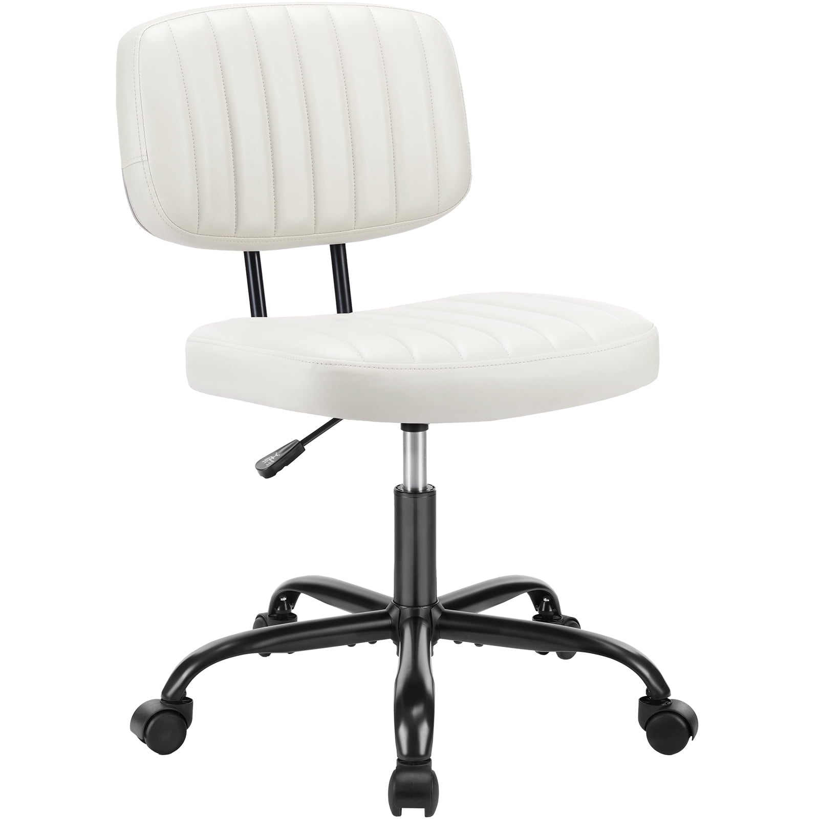 MAYEERTY Ergonomic Mid-Back Executive Office Chair Swivel Computer Desk Task Chairï¼ŒWhite