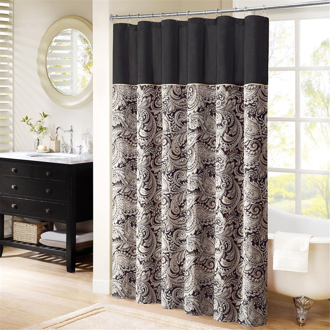 Dovelina Cortina de Ducha Jacquard, 72" x 72", Lavable a MÃ¡quina, Multicolor