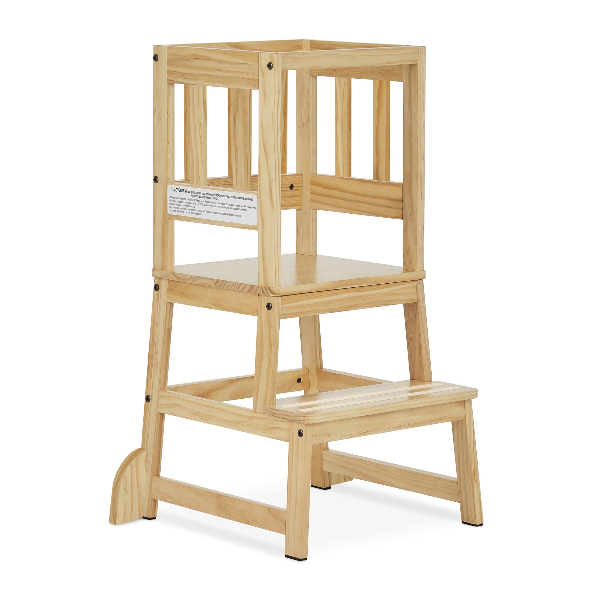 Dream On Me 2-in-1 Funtastic Tower and Step Stool, Easy to Assemble, White